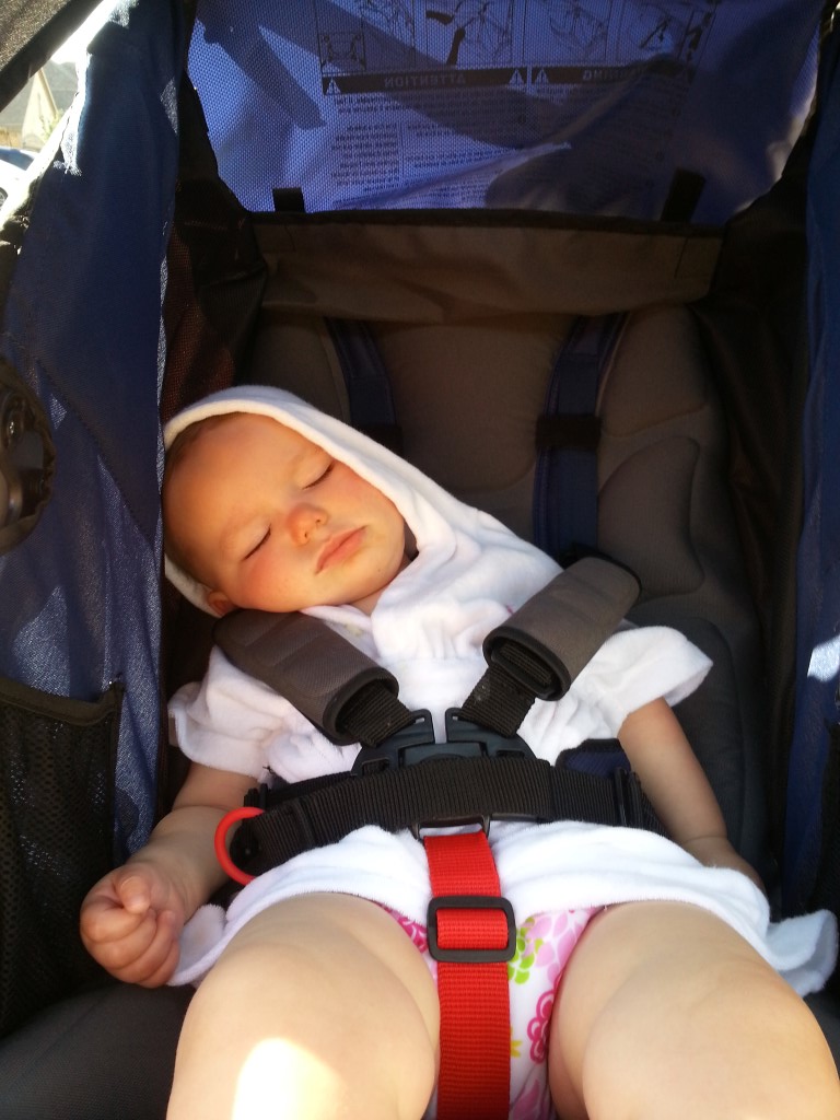 Avery Asleep After Swimming